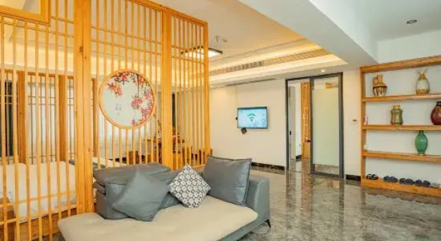 Люкс Deluxe Qingyuan Shuiguyuan Hot Spring Homestay