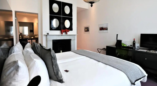 Двухместный номер Deluxe с видом на сад DysArt Boutique Hotel