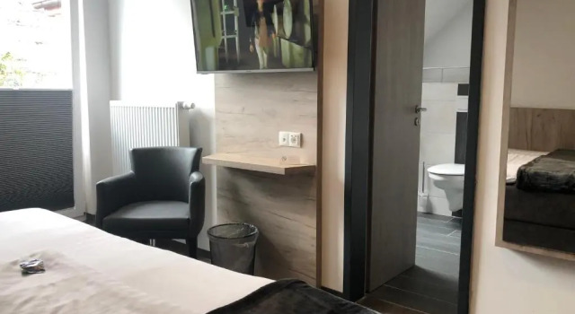 Двухместный номер Deluxe с балконом Hotel Am Stadtpark
