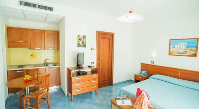 Студия с видом на море Hotel Residence Torre Del Porto