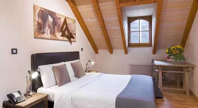 Номер Standard Мансарда с видом на сад Auberge Communale de Carouge