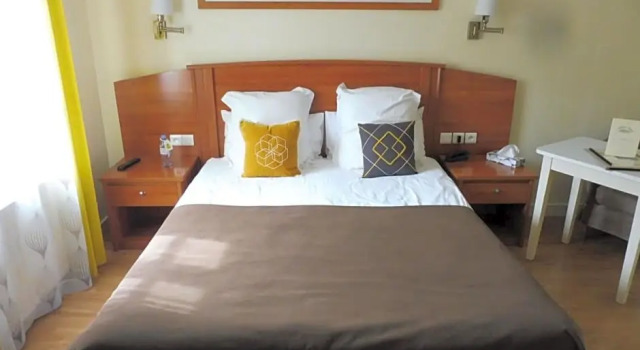 Двухместный номер Standard с красивым видом из окна Logis Auberge De Launay
