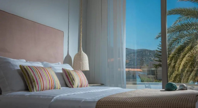 Двухместный номер Deluxe с частичным видом на море Drossia Palms Hotel and Nisos Beach Suites