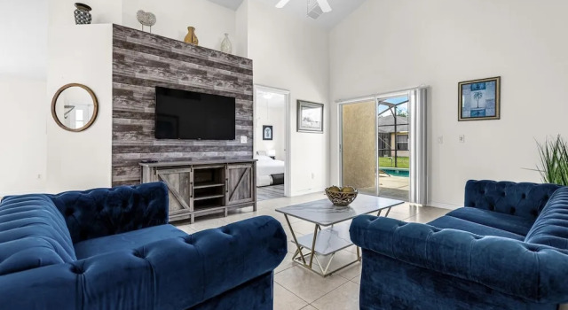Семейный коттедж Disney Area 4BR Home with Heated Private Pool