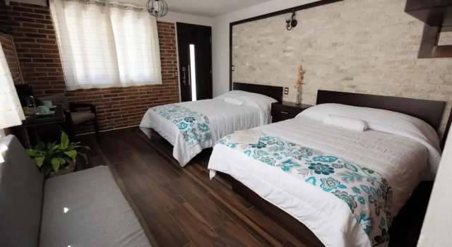 Семейный номер Standard с видом на сад El descanso casa-hotel zacatlán