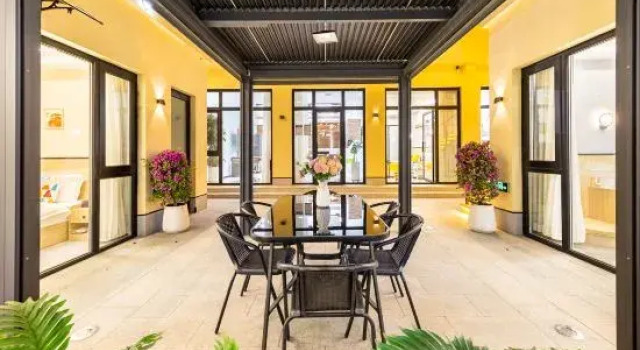 Beijing Hexu Family Family Holiday Beauty Suite (Beijing Tongzhou Global Resort Subway Station), Book Ferieresort Hoteller i Beijing Province med parkering, Parkering