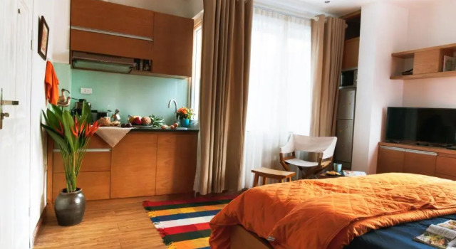 Студия Deluxe Chez Tram Homestay