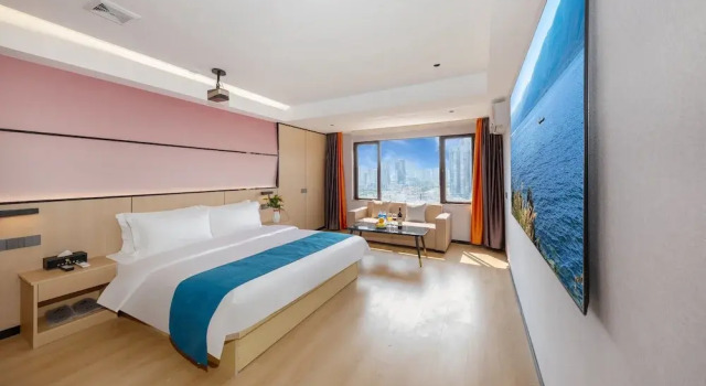 Двухместный номер Luxury с видом на город Xicheng Hotel Wanda Plaza Branch