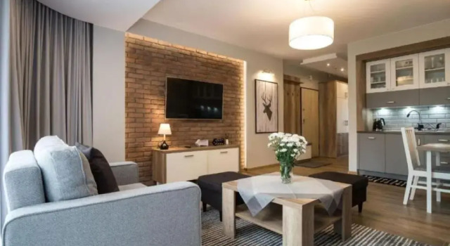 Апартаменты c 1 комнатой Apartamenty Comfort & Spa Stara Polana VIPAPARTAMENTY