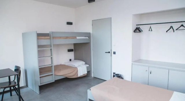 Кровать в общем номере (мужской номер) Antwerp Central Youth Hostel