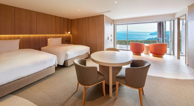 Двухместный номер Deluxe Hotel Grand Bach Atami Crescendo