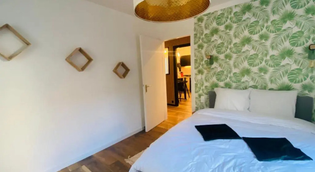 Appartement 2 chambres avec terrasse vue sur jardin arboré, Prenota Appartamento Pontarlier Doubs