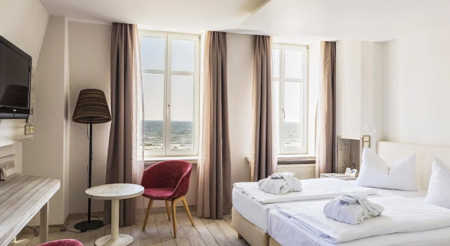 Двухместный номер Standard с красивым видом из окна SEETELHOTEL Strandhotel Atlantic das Boutiquehotel am Meer