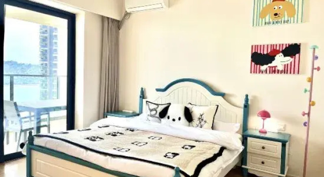 Двухместный люкс oceanfront Pick up the sea and sea view beautiful accommodation (Huizhou Xiaoxiaowan Store)