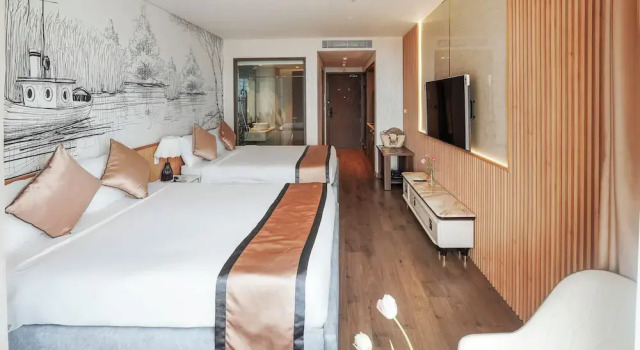 Четырёхместный семейный номер Standard с видом на море Sea Senses HomeStay