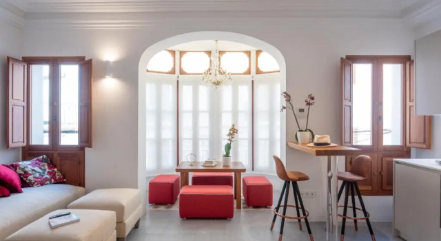 Апартаменты Es Palauet Brandnew one suite apartment in Ibiza center