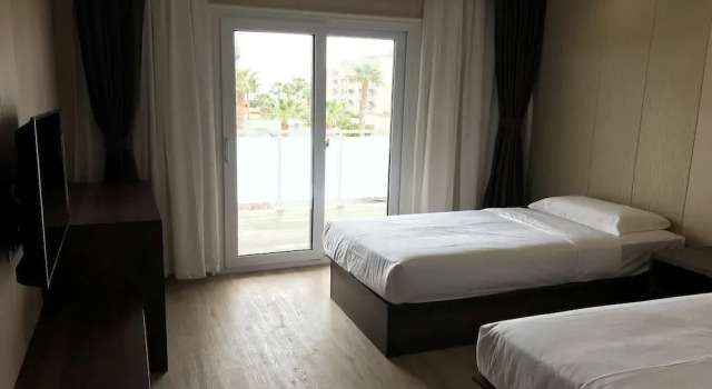 Двухместный номер Deluxe с балконом и с видом на залив Hotel Nueva Europa