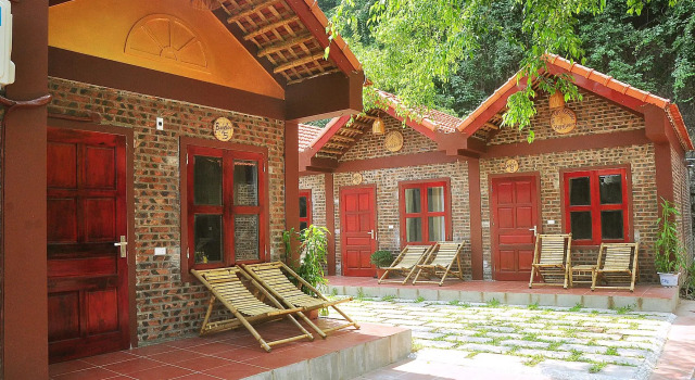Бунгало Tam Coc Central Bungalow - Hostel