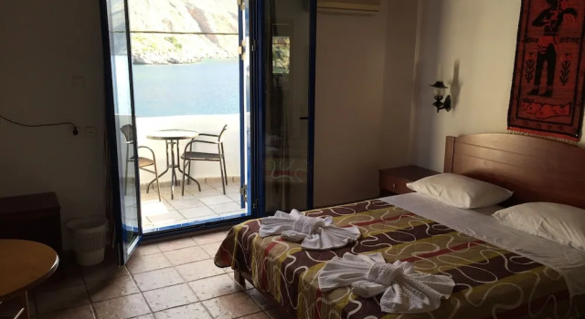 Одноместный номер Standard с балконом и с видом на море Daskalogiannis Hotel