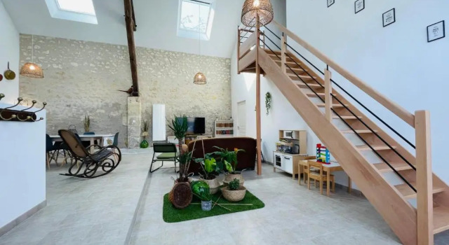 Коттедж The barn of Lucé authenticity and softness 2 min walk from Clos Lucé