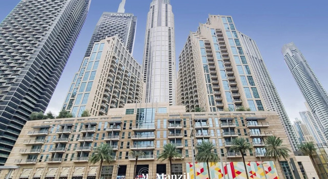 Manzil -Cozy 1BR Apt w/ Downtown Skyline Burj View, Забронировать Апартаменты/квартира Даунтаун Дубай , рядом с Дубайский аквариум