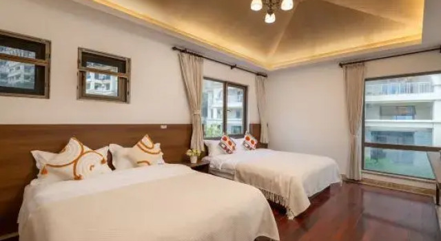 Люкс с видом на море Suzaojia Scenic Apartment