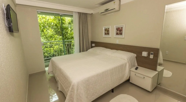 Номер Standard c 1 комнатой с балконом Flat com Piscina Térmica no Bombinhas Summer Beach