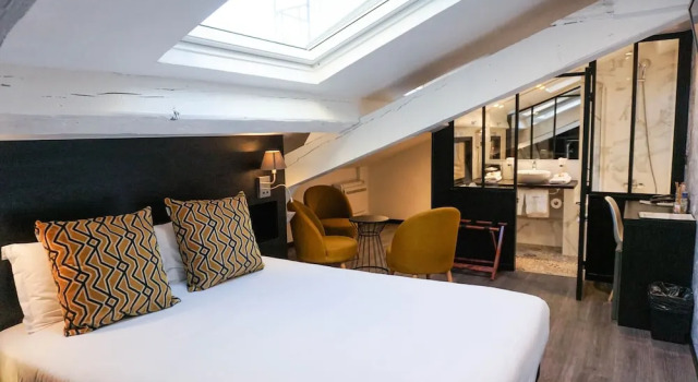 Двухместный номер Deluxe Мансарда Villa Pruly Hotel Cannes Centre