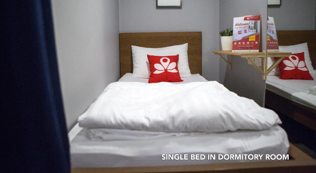 Кровать в общем номере ZEN Hostel Ratchatewi