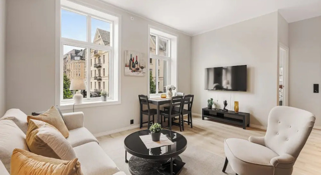 Двухместные апартаменты с видом на город Allmenningen Apartments