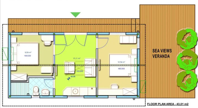 Семейный люкс Deluxe Porto Elea Camping & Bungalows