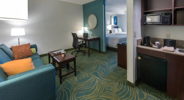 Четырёхместный люкс SpringHill Suites by Marriott Greensboro