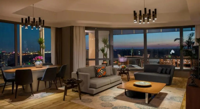 Апартаменты Executive с 4 спальнями Somerset Maslak Istanbul