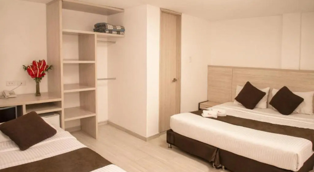 Трёхместный номер Standard Hotel Bestmark Platino en Chapinero Bogota