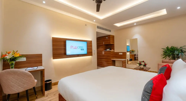 Номер Deluxe Medalio Boutique Chandigarh Zirakpur