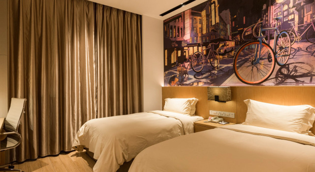 Двухместный номер Deluxe Minimax Hotel Shanghai Songjiang