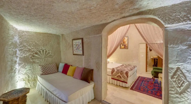 Семейный номер Deluxe Cappadocia Abras Cave Hotel