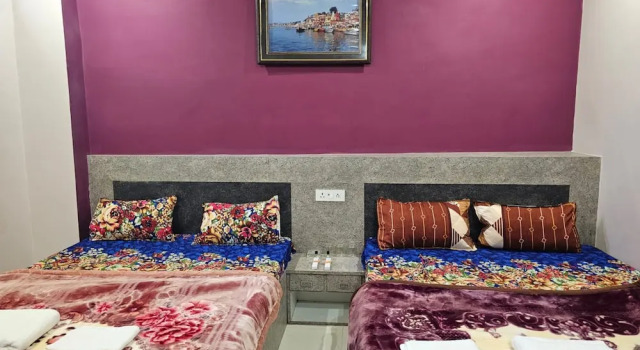 Четырёхместный номер Deluxe с видом на город Goroomgo Kashi Inn Raj Ghat Varanasi