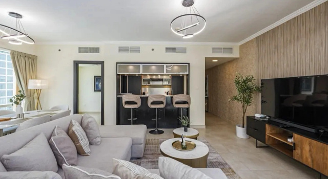 Luxurious Waterfront Stay at Al Majara Dubai Marina, Забронировать Апартаменты/квартира Отели Эмирата Дубая с парковкой, рядом с Торговый центр The Beach, Парковка
