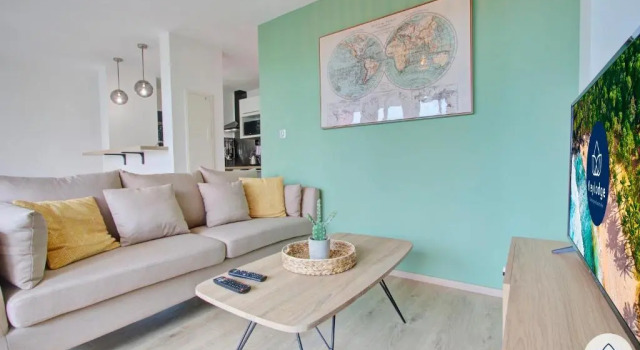 Апартаменты T2 - Vert d’O - 42 m2 - Rénové - 5mn aéroport – Ste-Clotilde