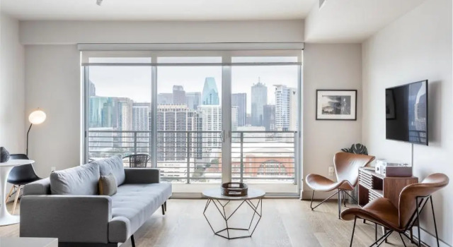 Апартаменты c 1 комнатой с видом на город Mint House Dallas - Victory Park