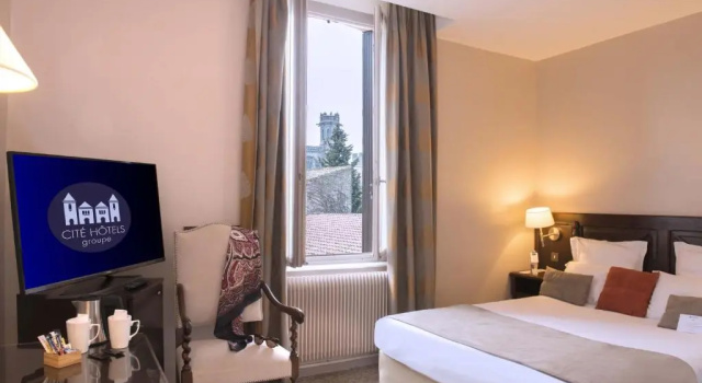Двухместный номер Superior Hôtel Le Donjon - Cœur de La Cité Médiévale