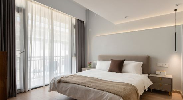 Кровать в общем номере Floral Hotel·Jinyun Lumingxuan Hotel (Xiandu Scenic Area)