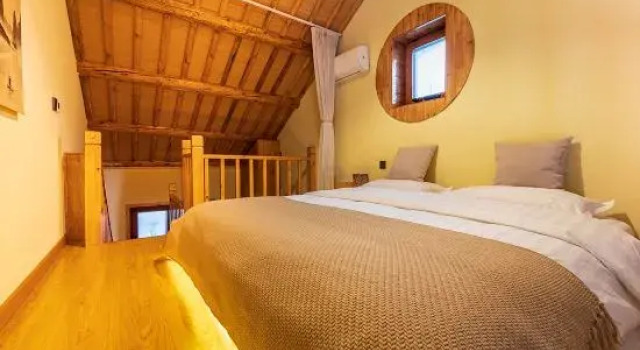 Семейный люкс с 2 комнатами Yudao Shanju Private Tang Homestay (Gubeikou Shuizhen Branch)