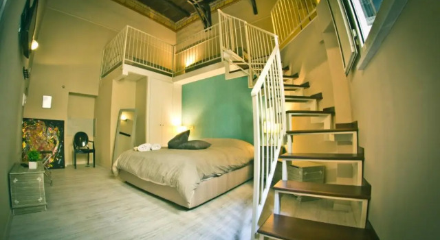 Standard- firedobbelt over to etager værelse B&B I Visconti