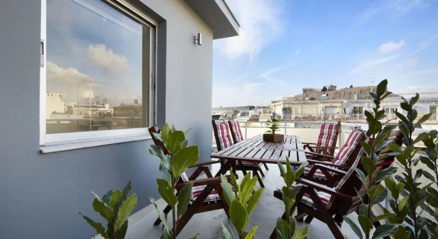Апартаменты Deluxe с 3 комнатами с видом на город Chloe Boutique Apartments