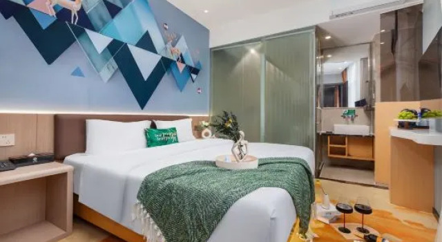 Номер Deluxe Xinghe Yuezhi S-Guangzhou Yuexiu District Railway Station White Horse Clothing City Flagship Store