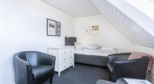 Трёхместный номер Standard с видом на город B&B by the Sea Hirtshals