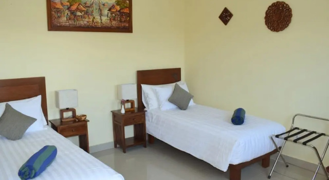 Двухместный номер Deluxe с красивым видом из окна Green Palms Bali