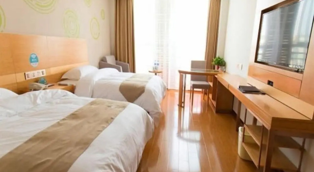 Двухместный номер Standard GreenTree Inn Maanshan Hanshan District Jiuwu Square Hotel
